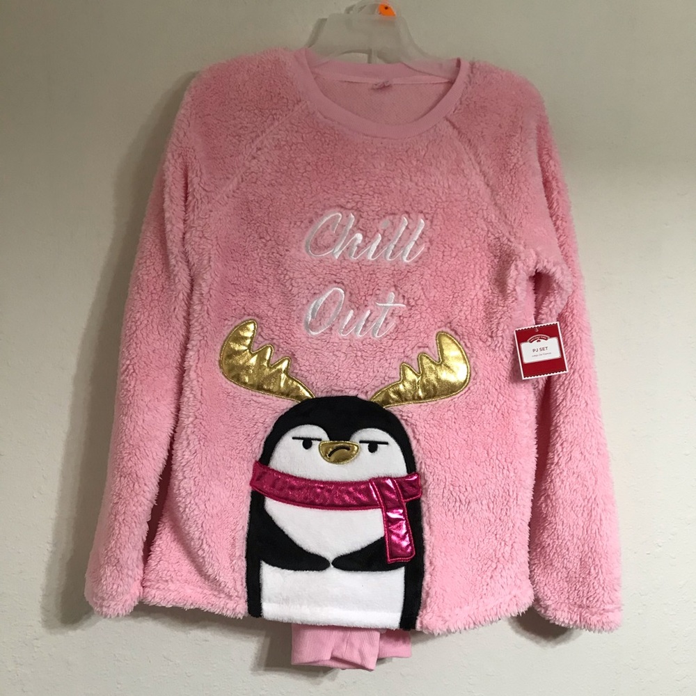 SET OF PAJAMAS HOLIDAY TIME SIZE M/L